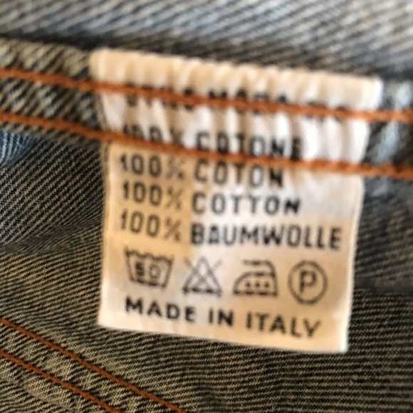 Katharine Hamnett XS stone washed Jean jacket - Picture 8 of 10